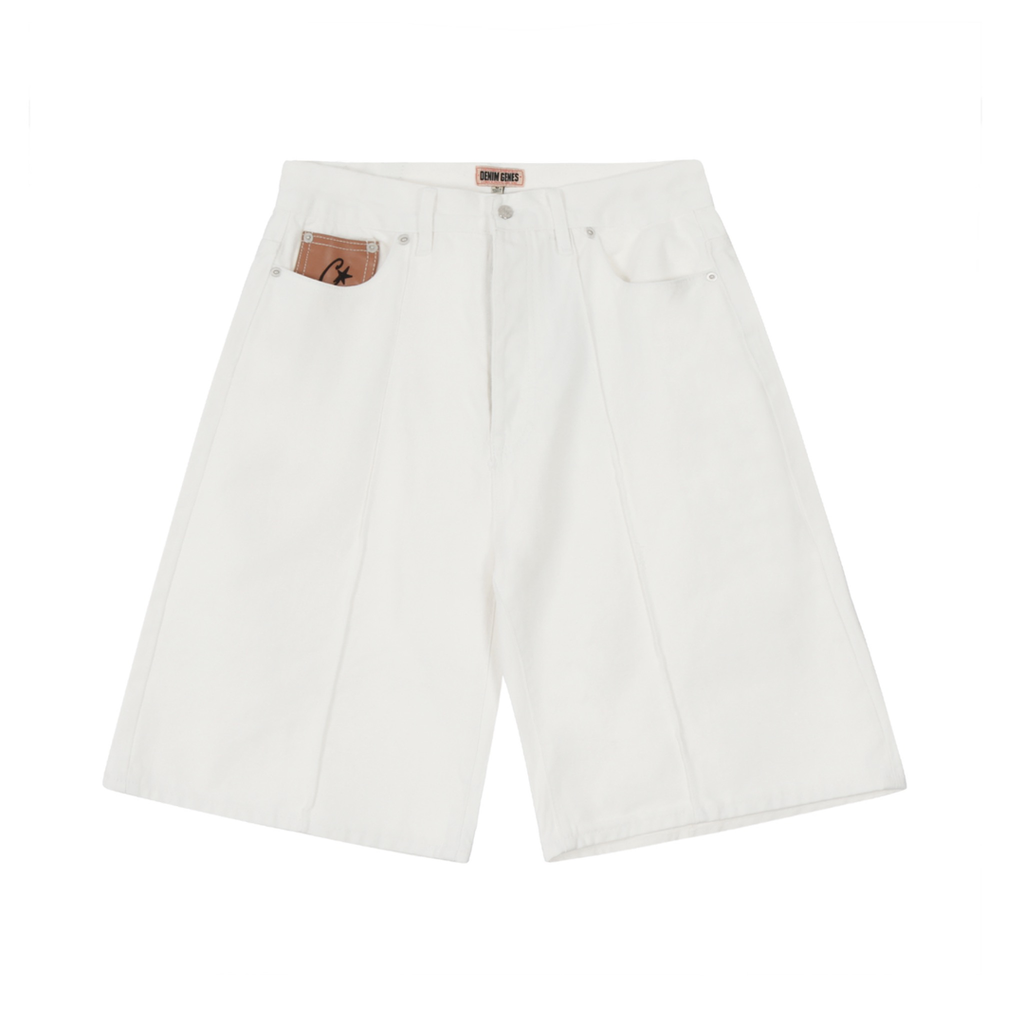 Corteiz Weiße Denim Shorts: Stylische High-Quality Sommer-Kurzjeans für Herren