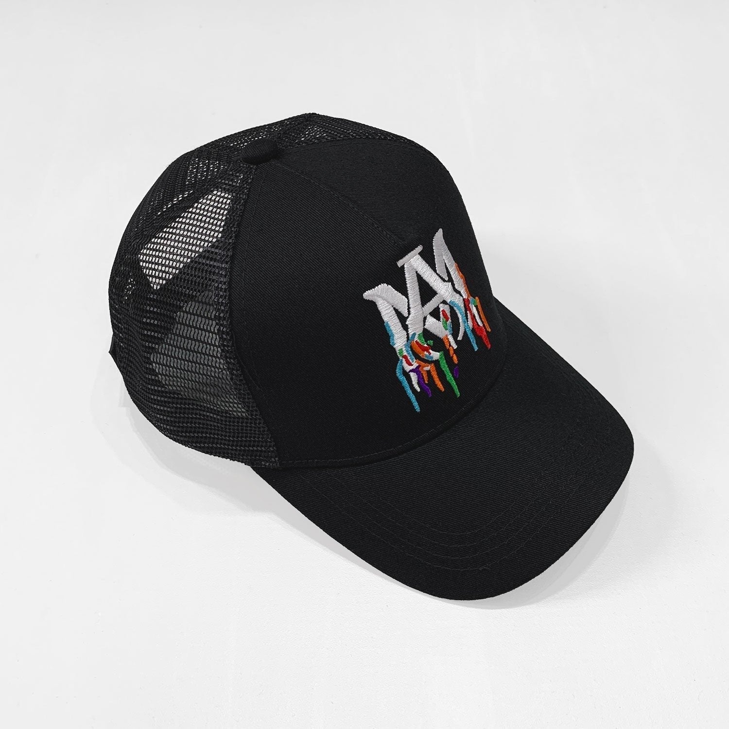Luxuriöse Amiri Designer Baseballkappe Schwarz – Stilvoller Streetwear-Look mit Logo