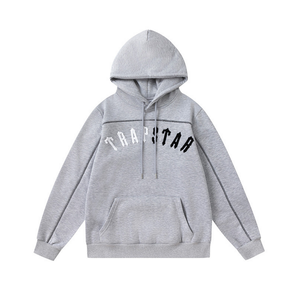 Trapstar Split Arch Grauer Trainingsanzug – Stylisch, Bequem, Urban Chic