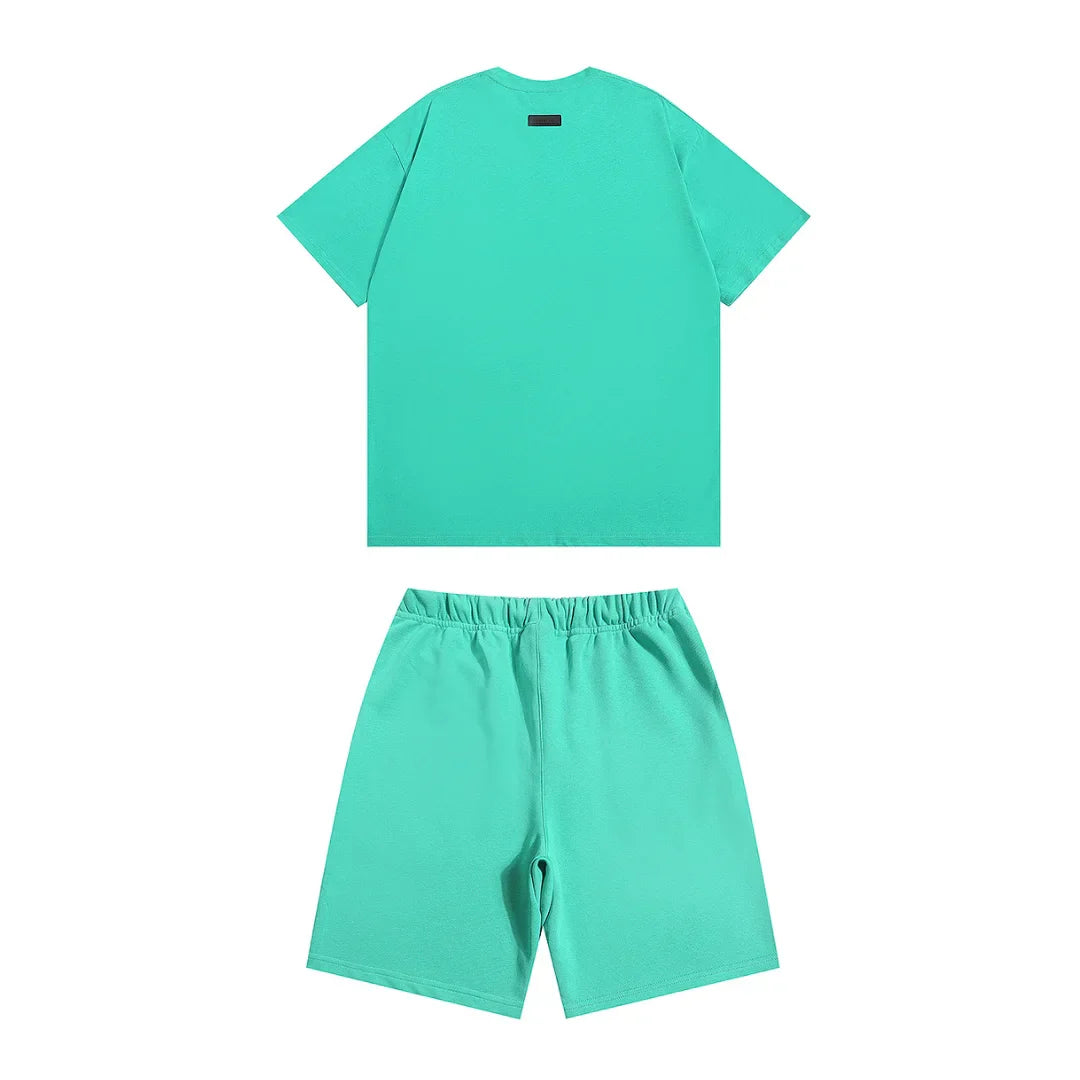 Essentials Fear of God Lässiges Streetwear Kurzarm-Set – Bequem & Stilvoll
