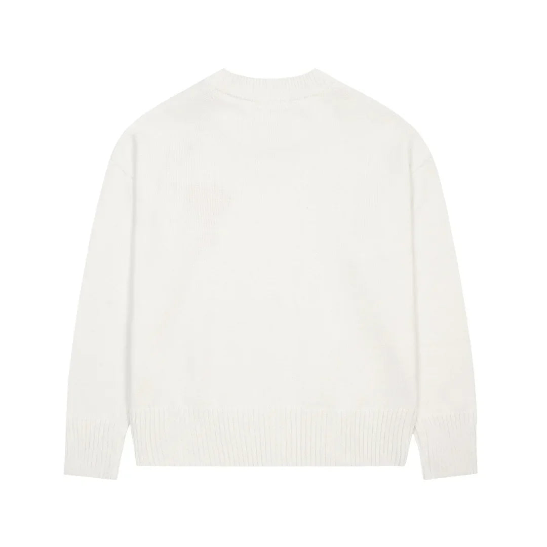 Eleganter AMI Paris Pullover: Zeitloses Design, Hohe Qualität, Vielseitiger Parisianer Stil