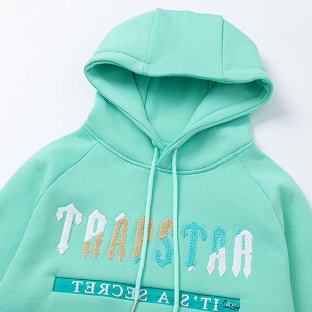 Trapstar Decoded 2.0 Blauer Herren Jogginganzug – Stilvoller Freizeit-Sportanzug