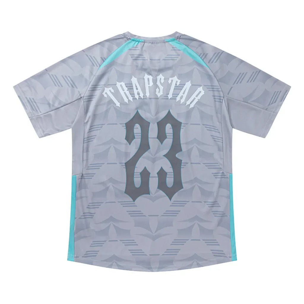 Trapstar Irongate Farbverlauf Grau-Grün T-Shirt: Modernes Urban-Design für Herren