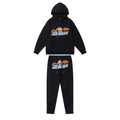 Stylischer Trapstar London Shooters Trainingsanzug Schwarz Orange – Komfort & Streetwear