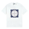 Stone Island Monochrom Herren Baumwoll T-Shirt - Ikonischer Urbaner Stil