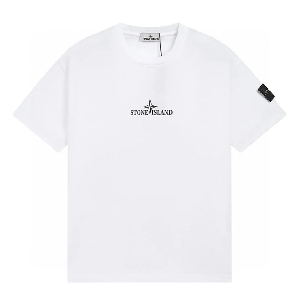 Stone Island Monogramm T-Shirt: Exklusives Herren Design aus Premium Baumwolle