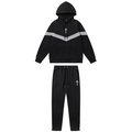 Trapstar Decoded V-Stripe Schwarzer Trainingsanzug: Stylischer Streetwear-Komfort für den Alltag