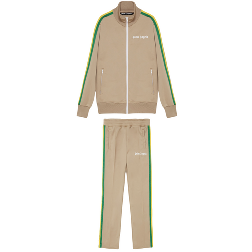Palm Angels Nougat Trainingsanzug: Luxuriöser Urban-Chic für Stilbewusste