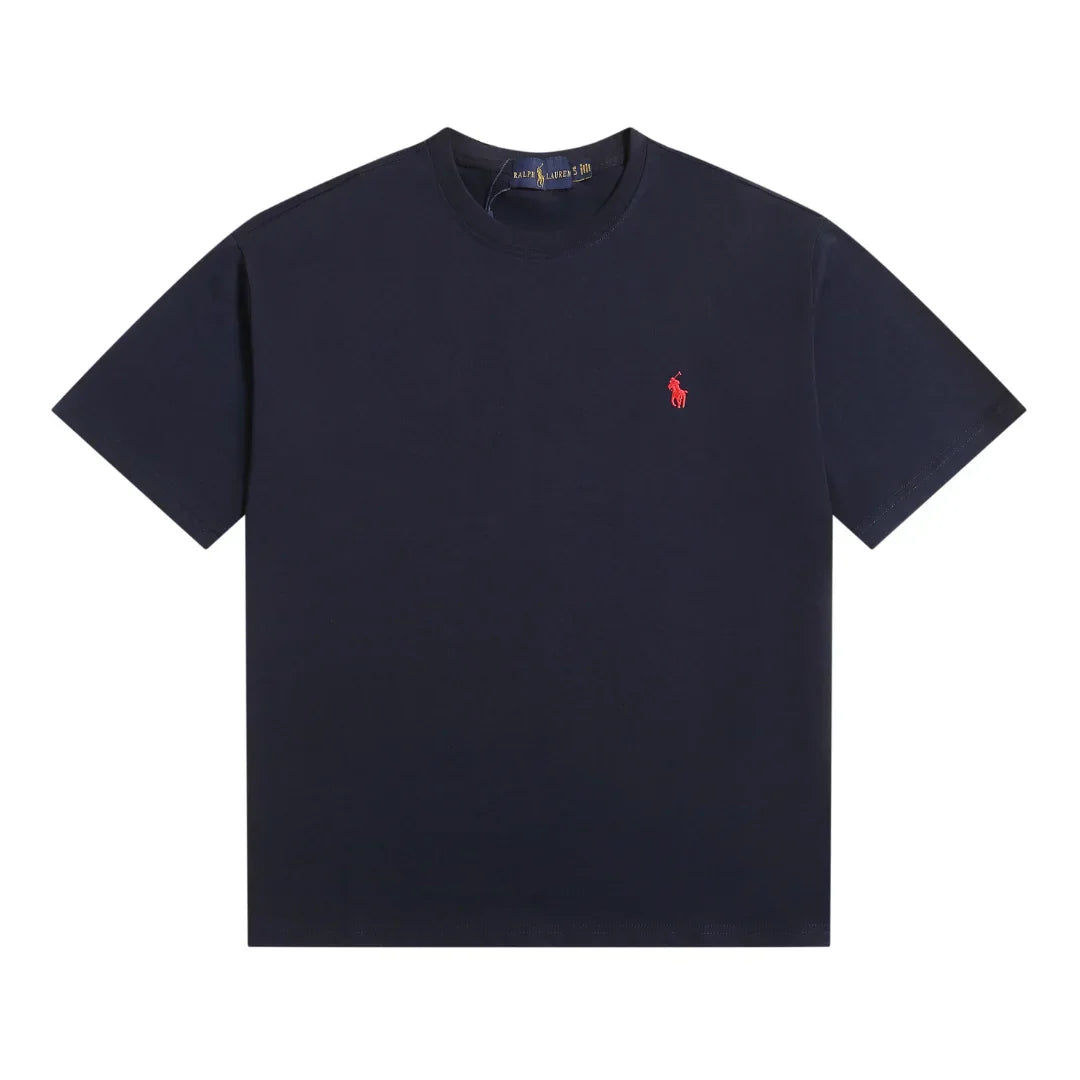 Polo Ralph Lauren Marineblaues T-Shirt – Klassisch, Bequem, Stilvoll für Herren