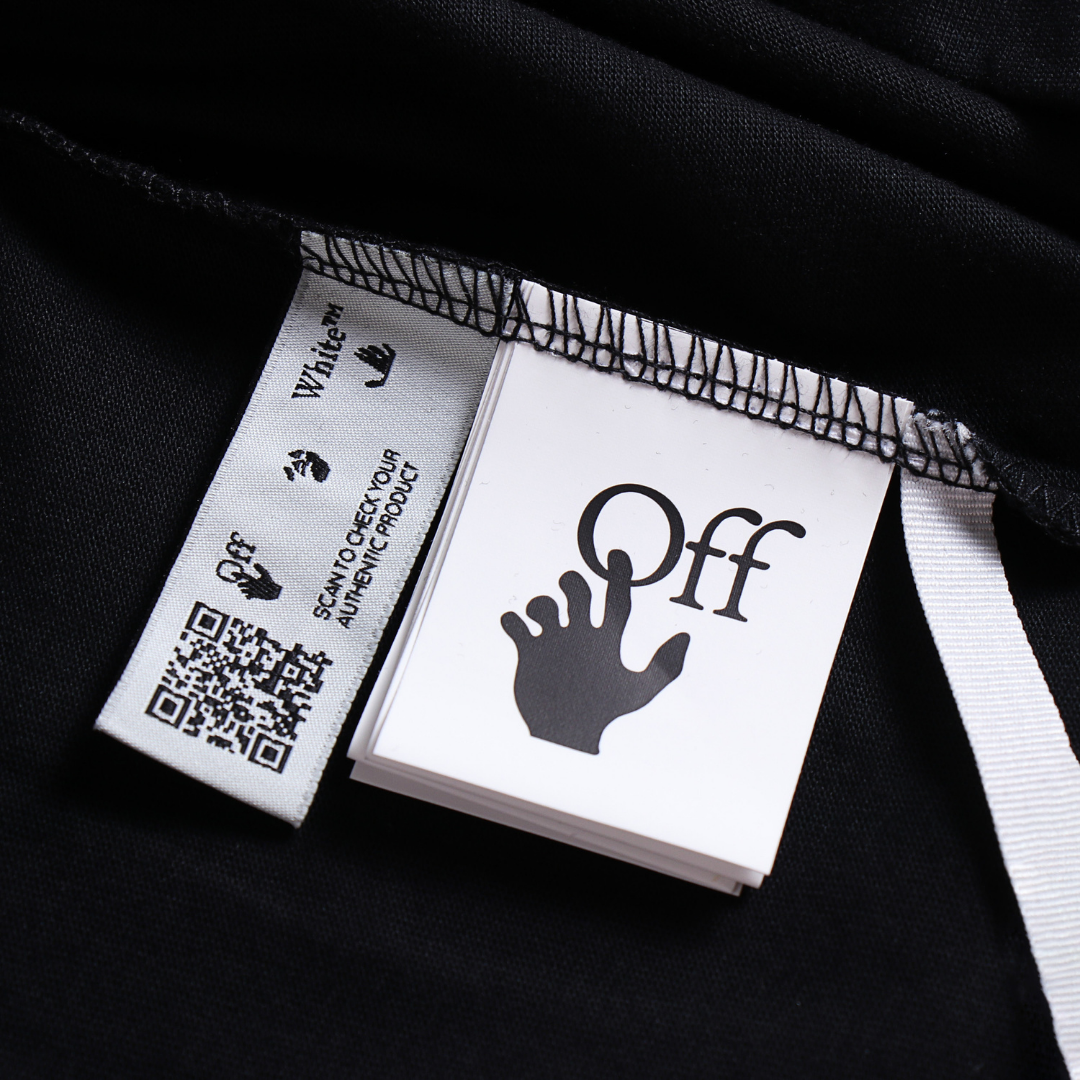 Off-White Monogramm Luxus Streetwear T-Shirt aus Baumwolle – Exklusives Design
