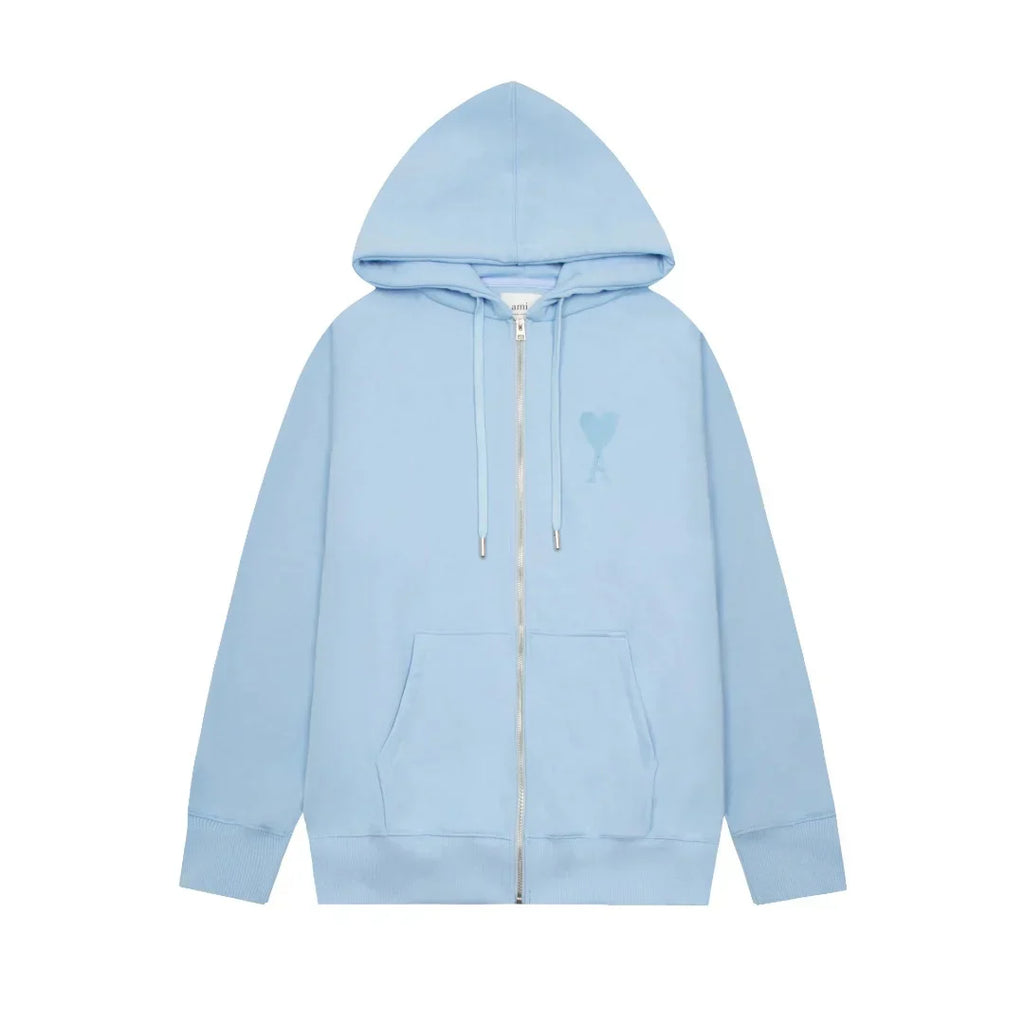 AMI Paris Unisex Designer Jacke - Zeitloser Pariser Chic mit Herz Logo Stickerei