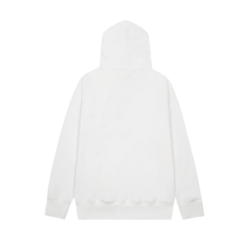 AMI Paris Unisex Jacke: Elegante Baumwoll-Sweatjacke mit Herzlogo für jeden Anlass