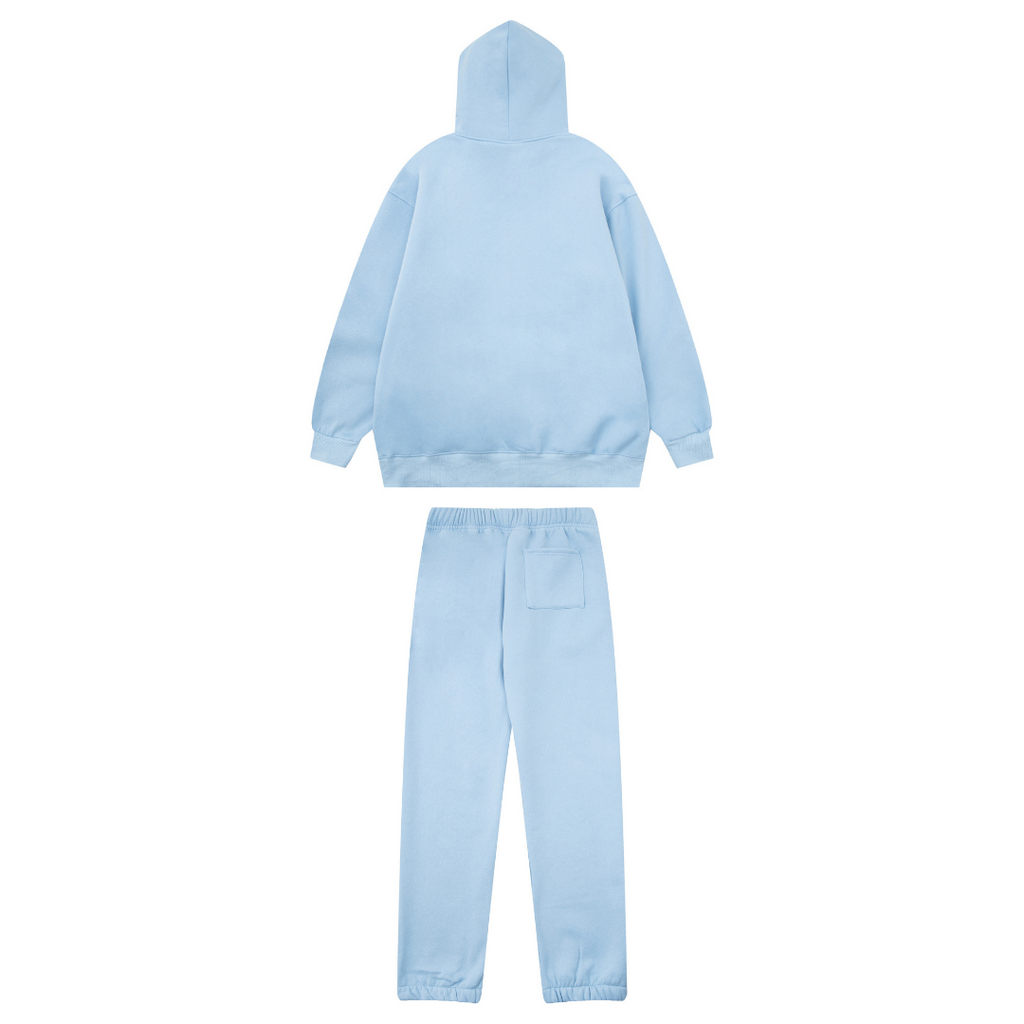 SP5DER Tracksuit Bequemer Hoodie Jogginghose Set Stilvolles Sportoutfit Freizeit Anzug