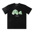 Palm Angels Bären Motiv T-Shirt Luxus Baumwolle Unisex Streetwear Design