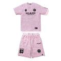 Stylisches BAPE Miami Streetwear Set: T-Shirt & Shorts für angesagte Looks