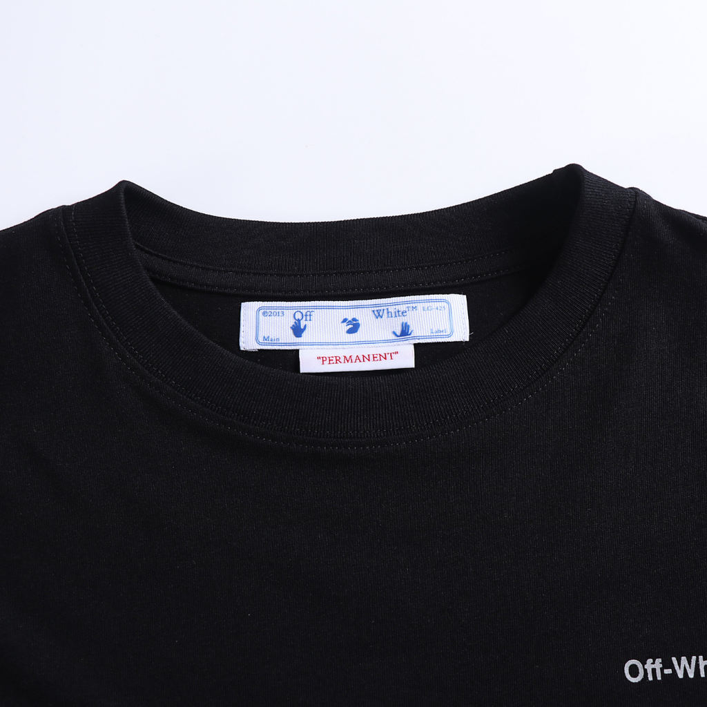 Off-White Monogramm T-Shirt Luxus Streetwear Baumwolle Herren Damen Stylisch Bequem