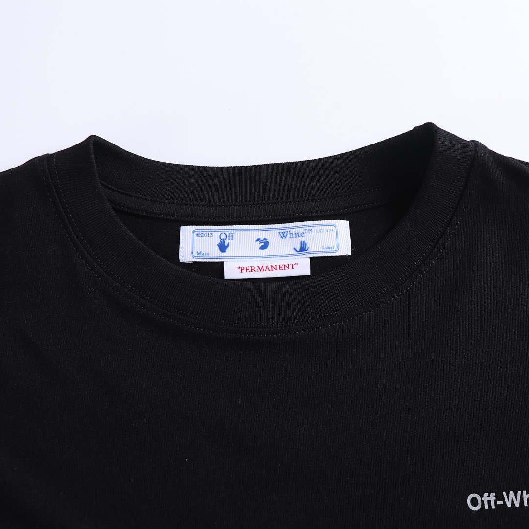 Off-White Monogramm T-Shirt Luxus Streetwear Baumwolle Herren Damen Stylisch Bequem