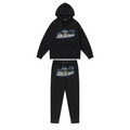 Trapstar London Shooters Schwarz-Blauer Trainingsanzug: Stylisch, Bequem, Urban Fashion Must-Have