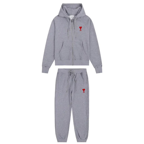 AMI Paris Luxuriöser Unisex Trainingsanzug – Stilvolles Freizeit-Outfit mit Herz-Logo