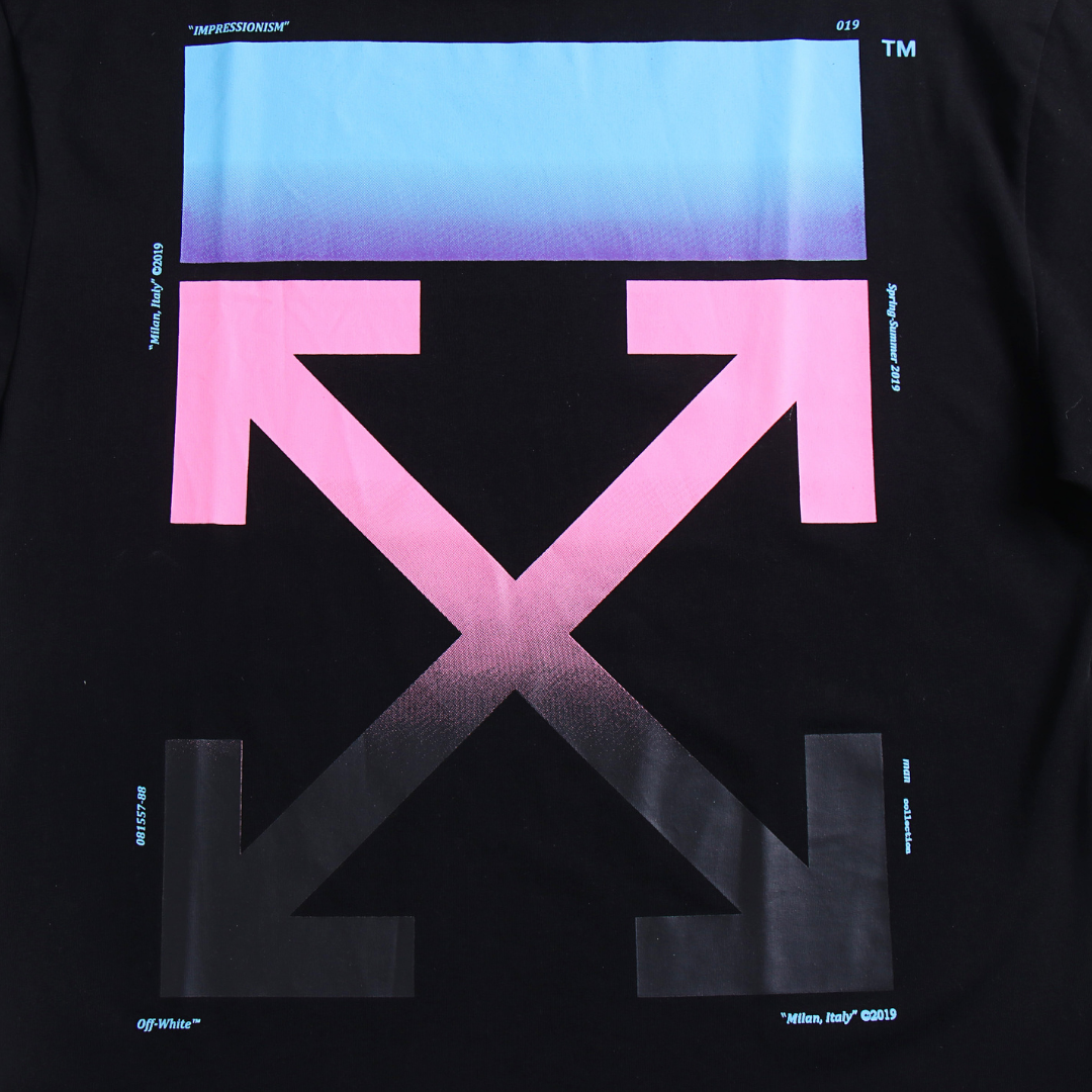 Exklusives Off-White Monogramm T-Shirt – Luxuriöses Streetwear Baumwoll Design