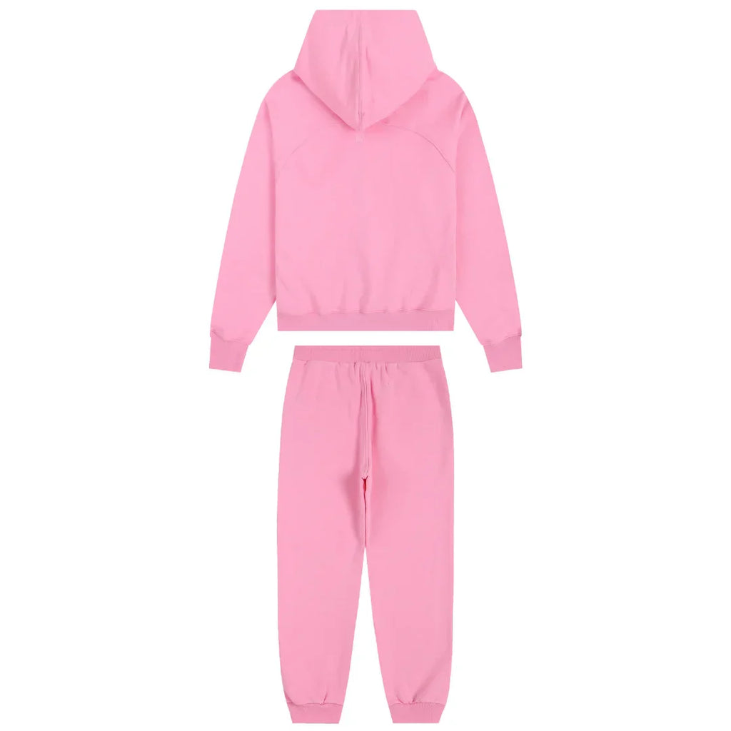 AMI Paris Luxus Trainingsanzug: Bequemer Baumwoll-Fleece Freizeit-Zweiteiler mit Herz-Logo