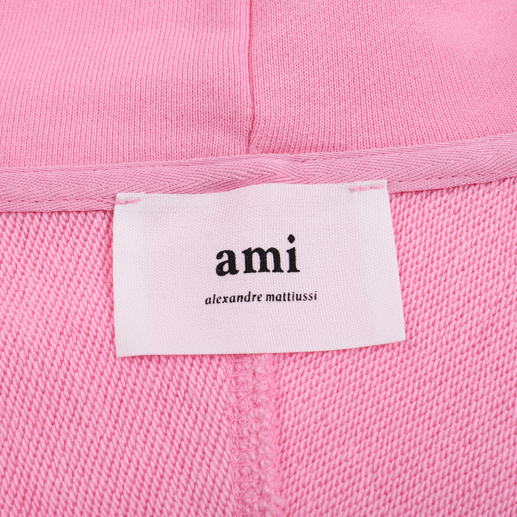 AMI Paris Luxus Trainingsanzug: Bequemer Baumwoll-Fleece Freizeit-Zweiteiler mit Herz-Logo
