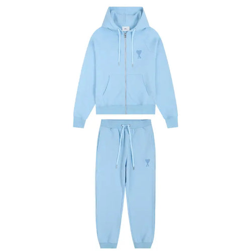 Exklusiver AMI Paris Unisex-Trainingsanzug: Komfortabler Designer-Stil für Alltag & Sport