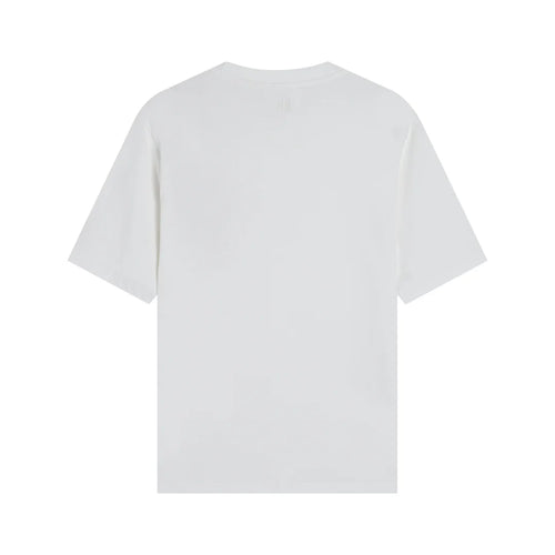 AMI Paris Unisex Baumwoll-T-Shirt mit gesticktem Herz-Logo – Stilvoller Pariser Chic