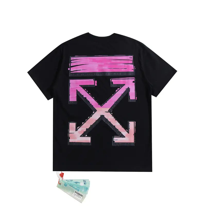 Off-White Monogramm Luxus Herren T-Shirt Baumwolle – Stilvolles Streetwear Design
