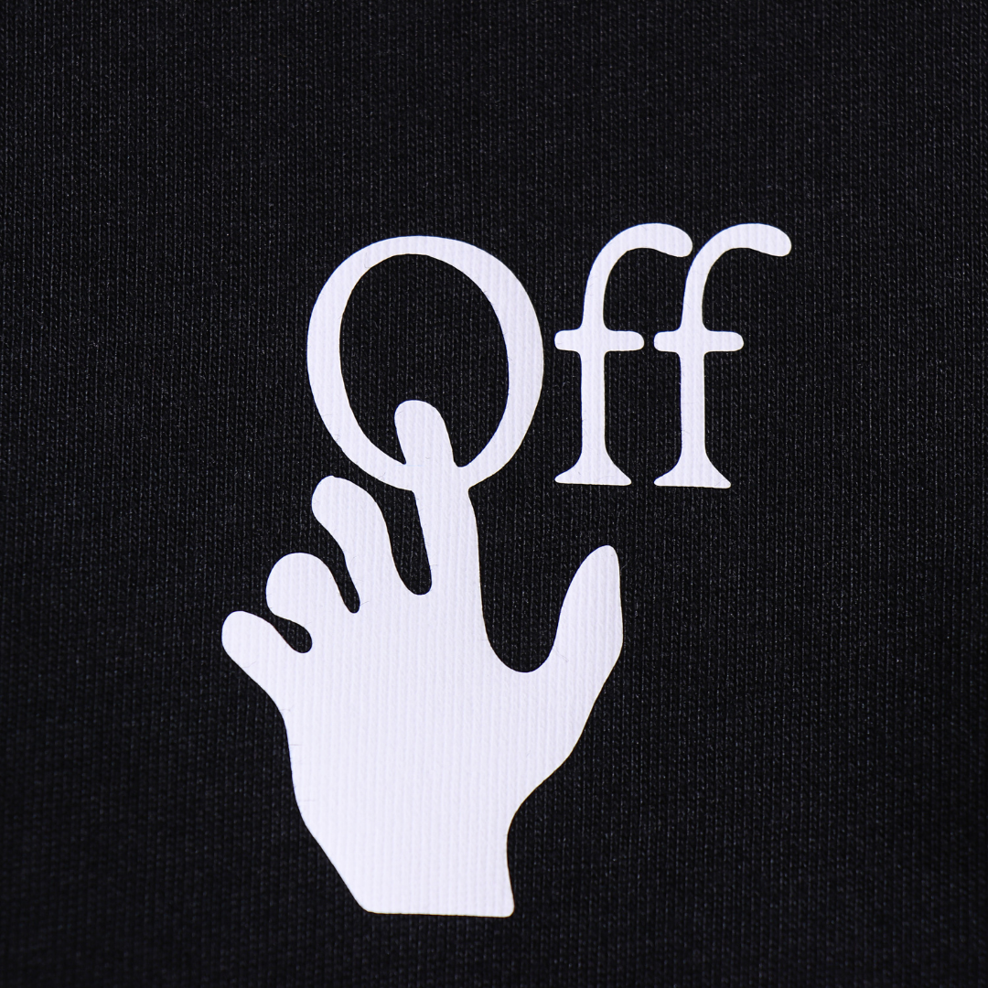 Off-White Monogramm Herren T-Shirt – Premium Baumwolle, Stylisch, Kurzarm Design