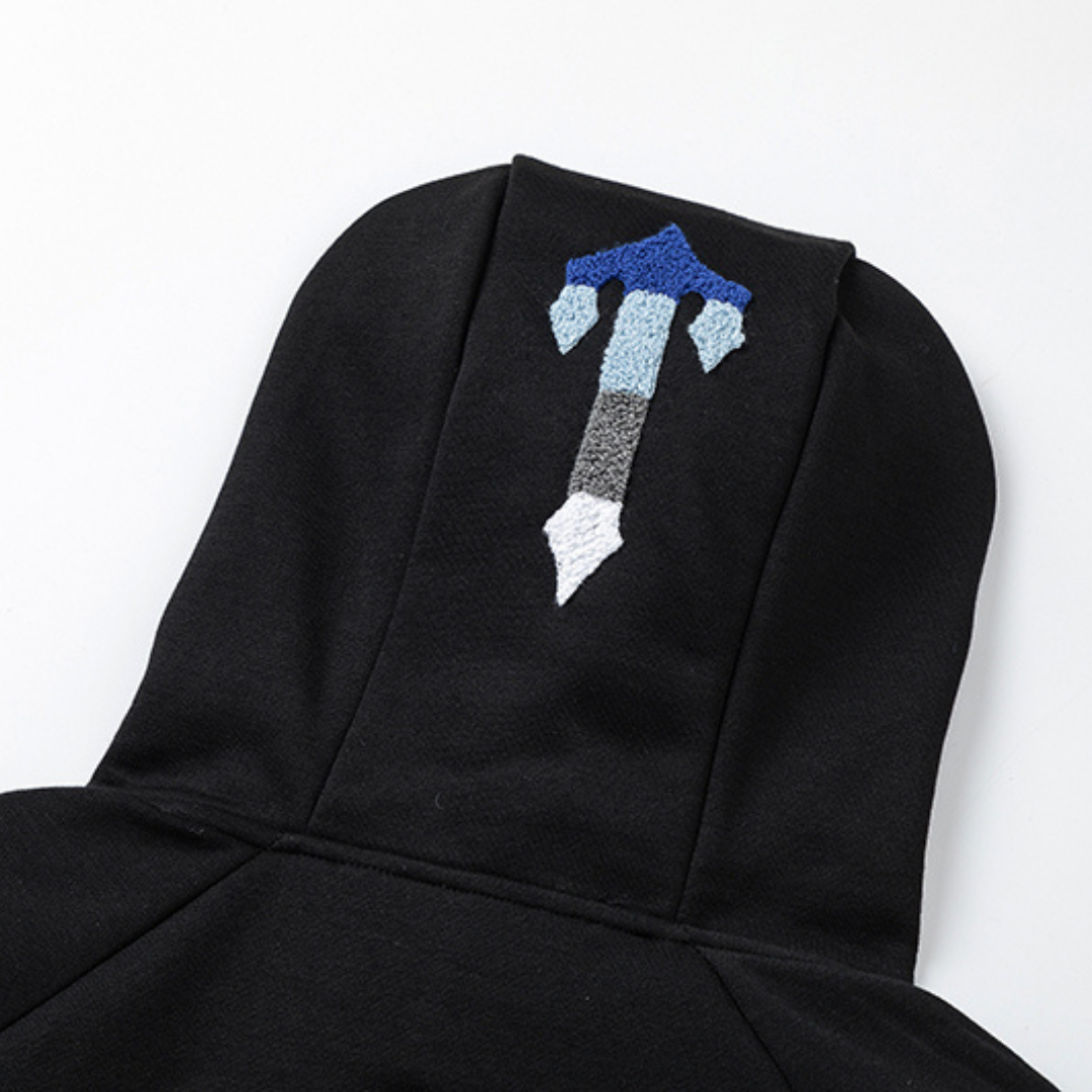 Trapstar Decoded 2.0 Blauer Kapuzen-Jogginganzug – Stylischer Streetwear Komfort