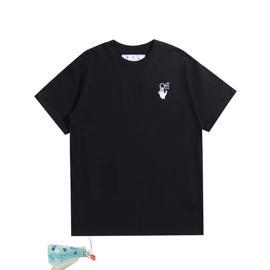 Exklusives Off-White Monogramm Baumwoll T-Shirt für Herren – Premium Streetwear