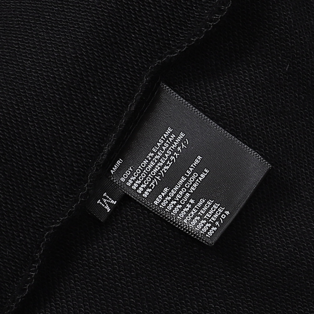 Lässiger Amiri Logo Hoodie für Herren: Luxuriöser Streetstyle, Baumwolle, Komfort