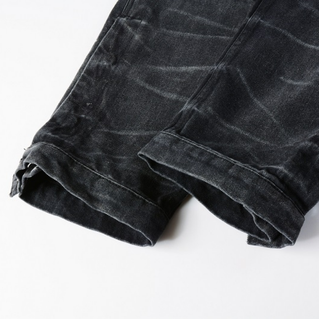 Amiri Schwarze Distressed Jeans: Dein Ticket zum lässigen Rockstar-Look
