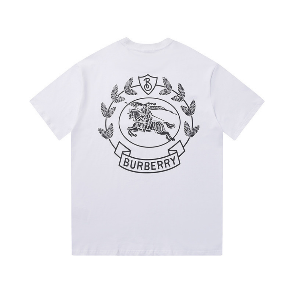 Exklusives Burberry Baumwoll-T-Shirt Damen Herren Klassisch Modern Luxus Design