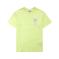AMI Paris Herz Logo Baumwoll-T-Shirt für Herren – Stilvoll, Bequem, Zeitlos