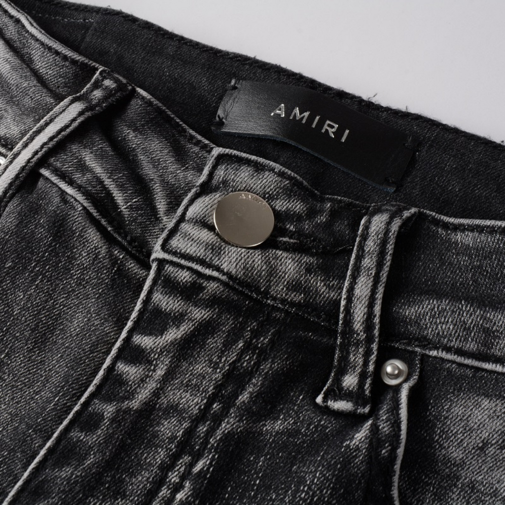 Amiri Distressed Paint Jeans Herren – Luxus Designer Denim mit Kunstvollen Farbspritzern