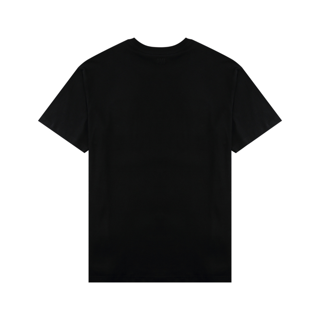AMI Paris Herz-T-Shirt Hochwertige Baumwolle Unisex Kurzarm T-Shirt Französischer Chic