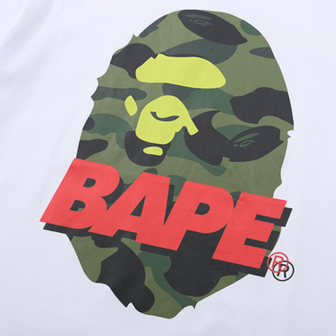 Exklusives BAPE Streetwear T-Shirt: Hochwertige Baumwolle, Stylisch, Bequem, Original Design