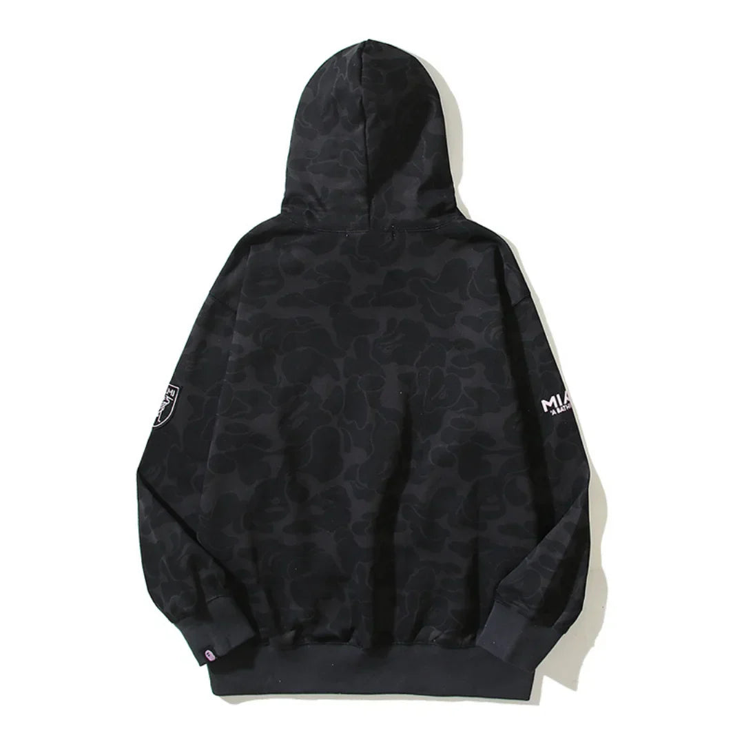 BAPE Miami Streetwear Kapuzenpullover für Herren - Exklusiver Affenkopf Design Hoodie