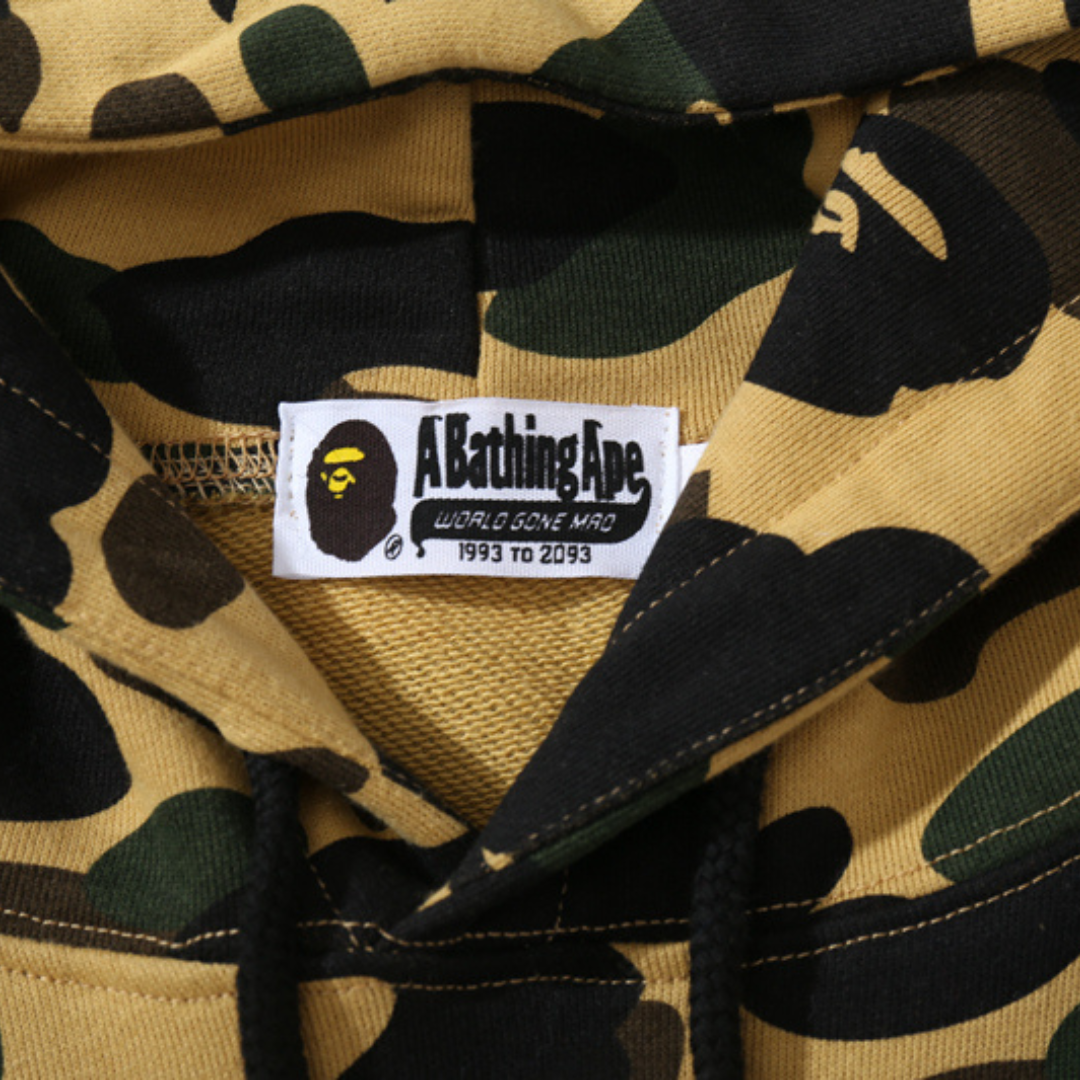 BAPE Trainingsanzug Herren – Exklusiver Streetwear Camo Freizeitanzug Set