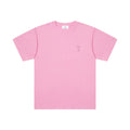 AMI Paris Unisex Baumwoll-T-Shirt mit Herzlogo – Stilvolles Designer-Basic für jeden Anlass