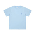 AMI Paris Unisex Baumwoll-T-Shirt mit Herz-Logo, vielseitig, stilvoll, bequem