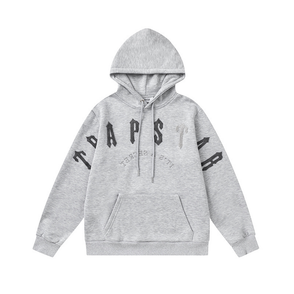 Trapstar Decoded Arch 2.0 Grauer Trainingsanzug: Urbaner Style für Komfort & Auftritt