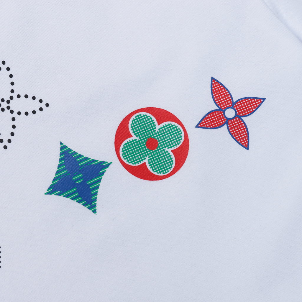 Luxuriöses Louis Vuitton T-Shirt – Premium Baumwolle Monogramm Design – Unisex Kurzarm