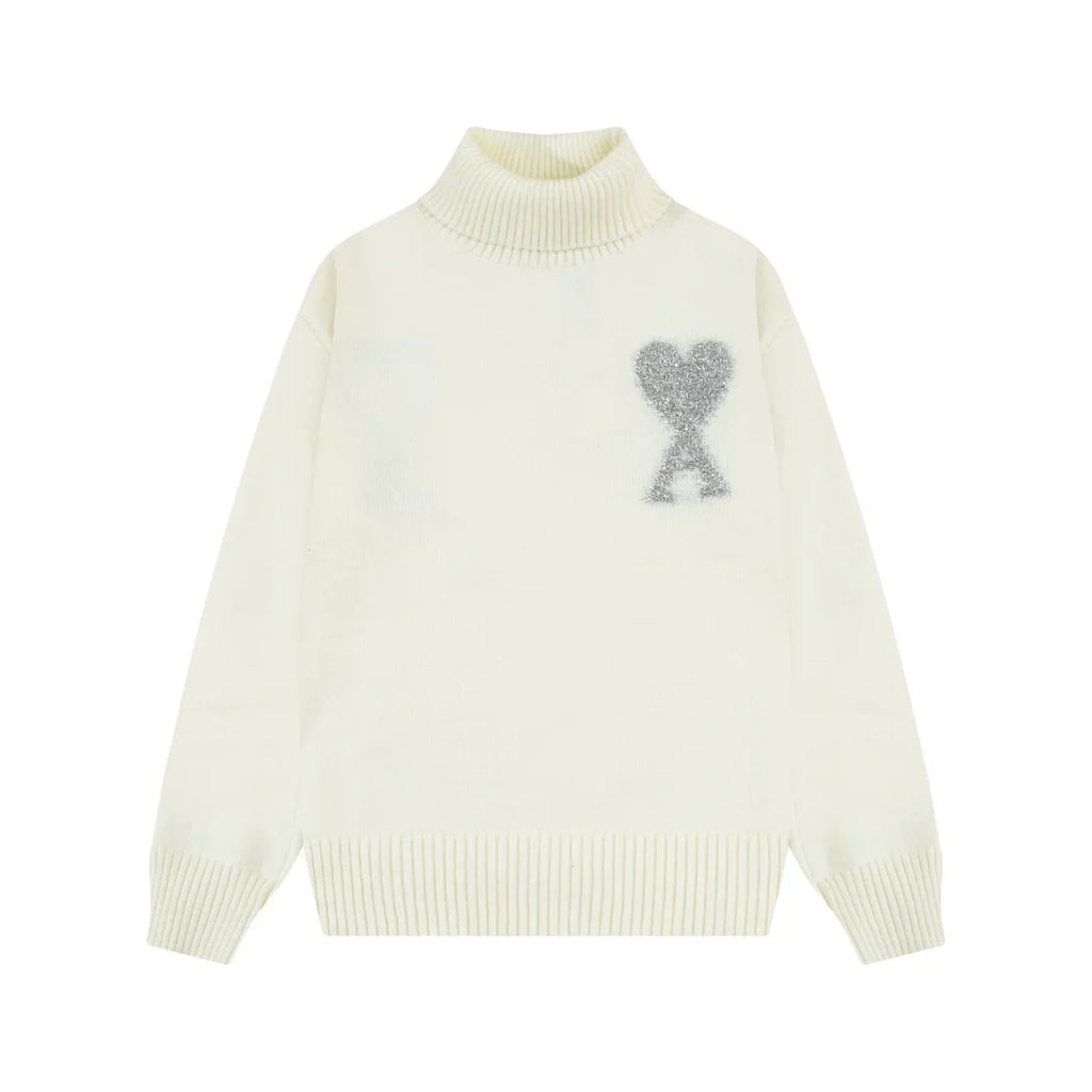 AMI Paris Herz-Logo Pullover Unisex – Stilvoller Komfort für Modebewusste