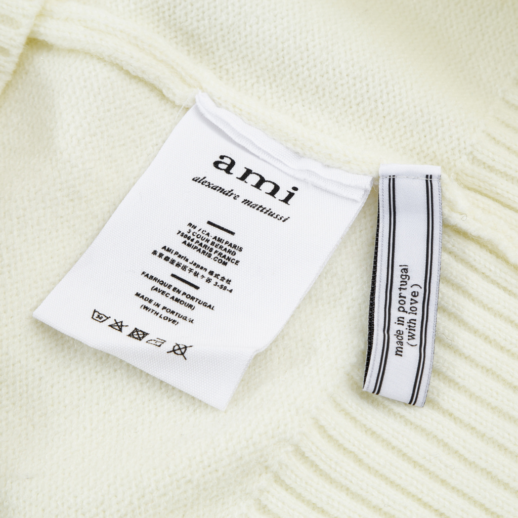 AMI Paris Unisex Wollpullover – Eleganter, Zeitloser Pariser Stil Sweater