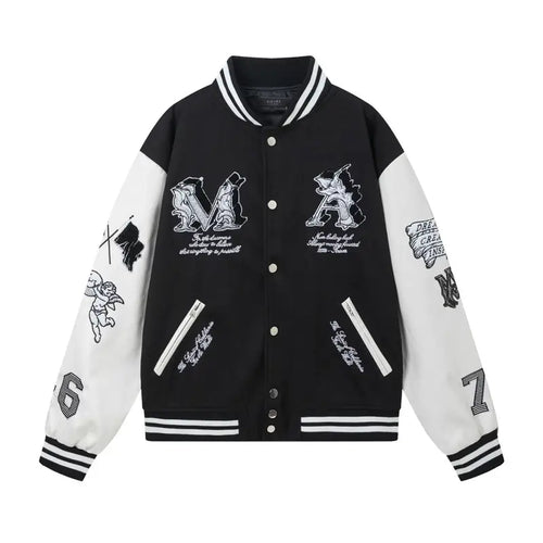 Luxuriöse Amiri Monogramm Designer Jacke – Stilvoll, Einzigartig, Streetwear Chic