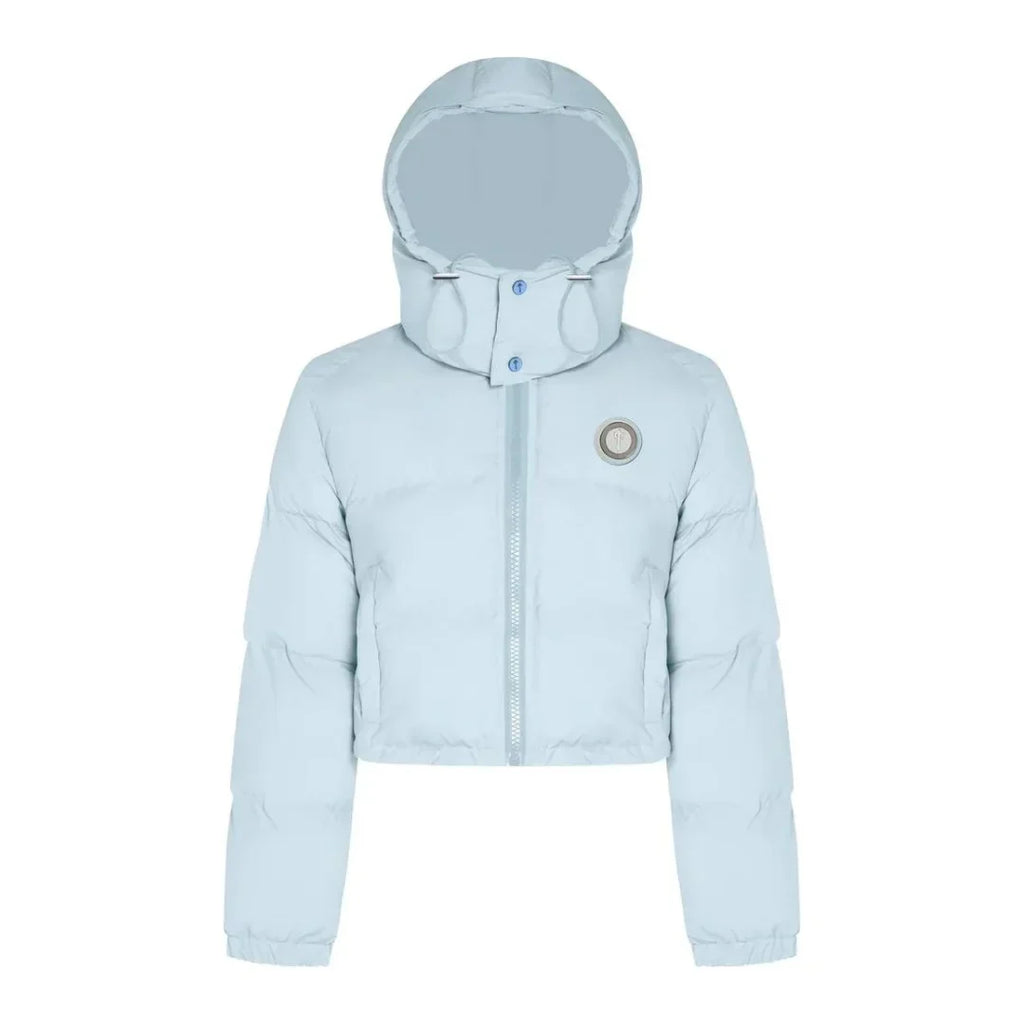 Trapstar Damen Irongate Pufferjacke mit abnehmbarer Kapuze – Urbaner Warmhaltender Streetstyle