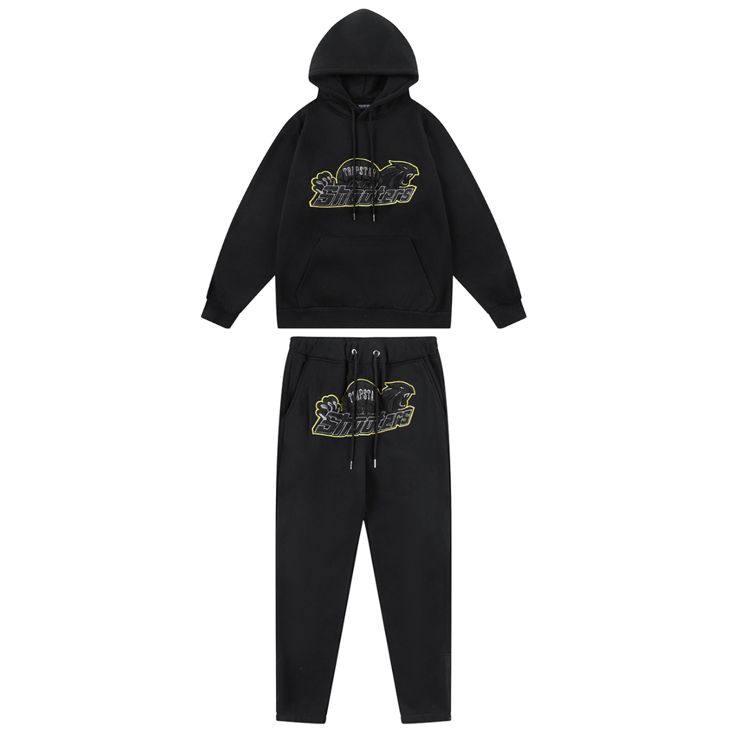 Trapstar Shooters Kapuzen-Jogginganzug Limette – Stylisches Streetwear Komfort Set
